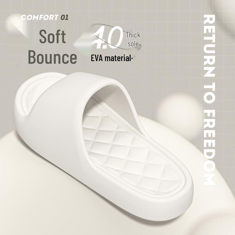 2025 Women's Soft-Feel Summer Slippers, Non-Slip Thick-Soled for Home & Outdoor Wear