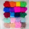 Feather8-10cm Fluffy Turkey Feather Trim On Ribbon – 1-10m Natural Feathers Fringe for Sewing, DIY Crafts, Wedding & Clothing Decor