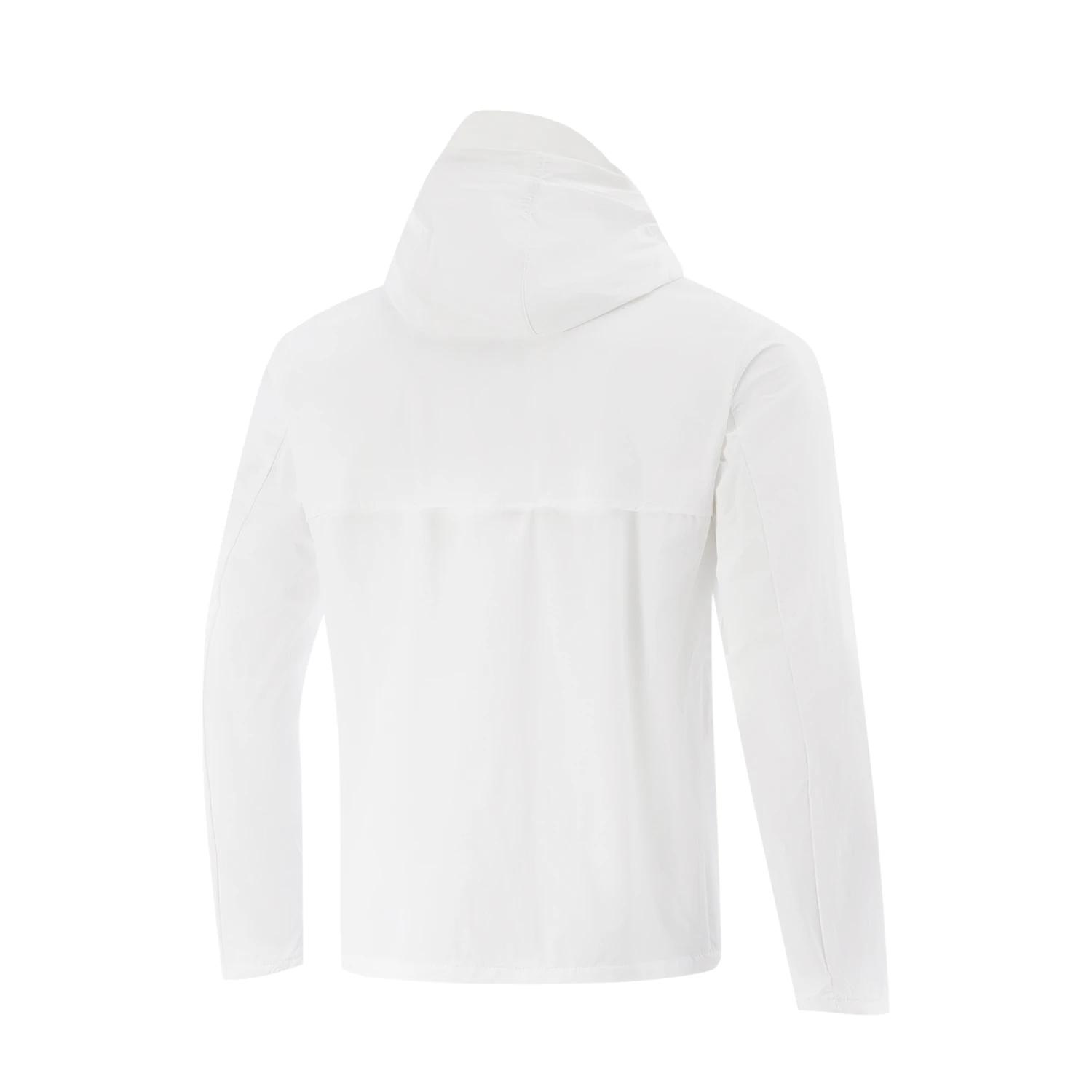 

Li Ning Серия Wade Однотонная Толстовка с капюшоном на молнии Удобная Влагоотводящая Водоотталкивающая Спортивная куртка Мужская куртка AFDV125-2 L