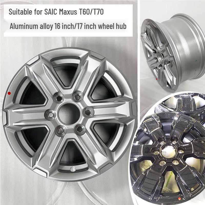 Compatible with SAIC Maxus T60/T70 16/17 Inch Aluminum Alloy Wheel Hubs and Steel Rims.