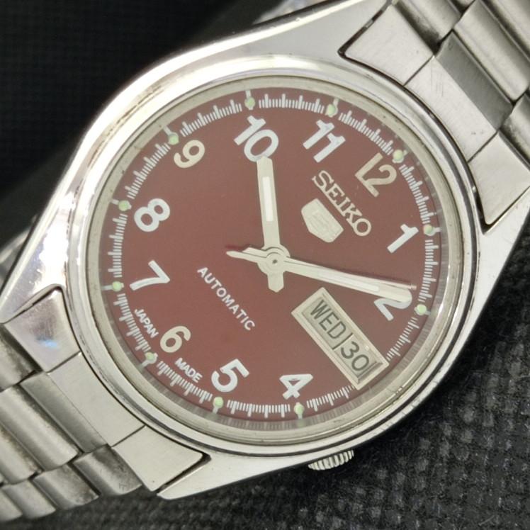 

Б/У винтажные мужские часы SEIKO 5 AUTO 7009A из Японии D/D коричневого цвета 608e-a315955-9 SKU608e-a315955