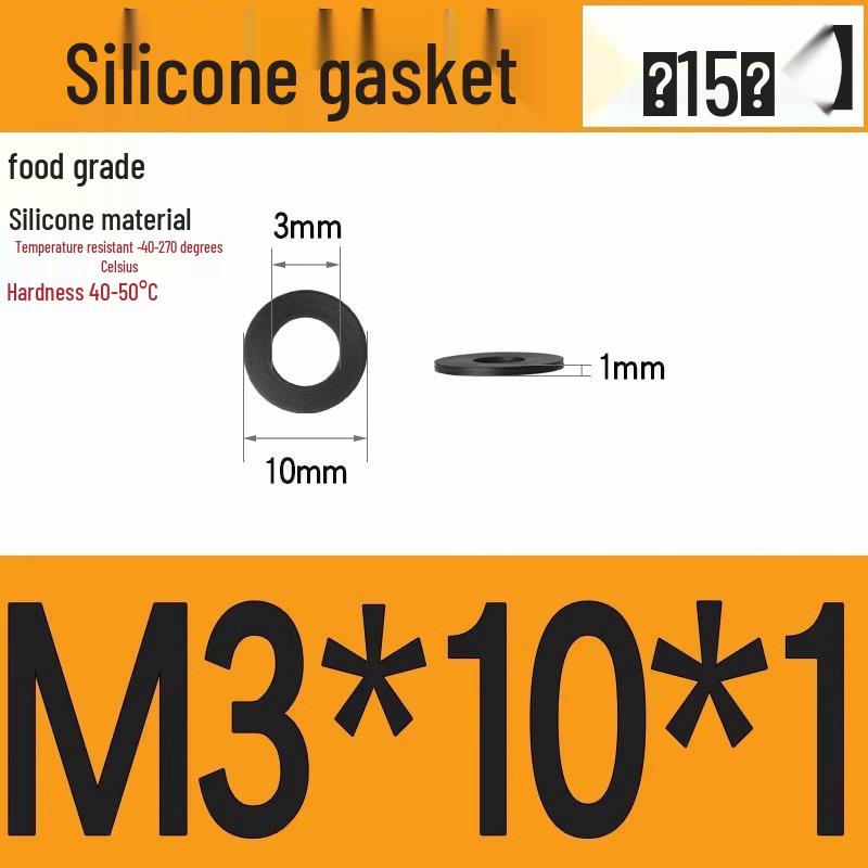 Silicone High-Temp Waterproof Gasket & Shock Absorbing Seal Pad