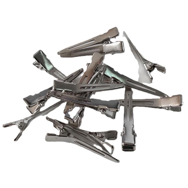 50Pcs Simple Versatile Alloy Hair Clips Headwear Hair Accessories Hair Root Fluffy Hairpins Seamless Bangs Clips