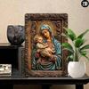Vintage Jesus Metal Tin Sign Religious Wall Art Rustic Home Decor