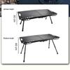 OEING Portable Aluminum Folding Tactical Table