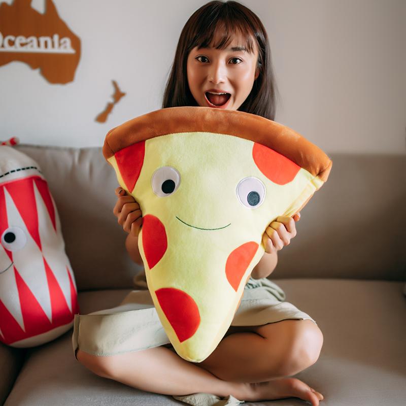 Interesting Food Pillow French Fries Pizza Plush Toys Stuffed Food Sofa Back Cushion Baby Toys Birthday Gifts For Girl