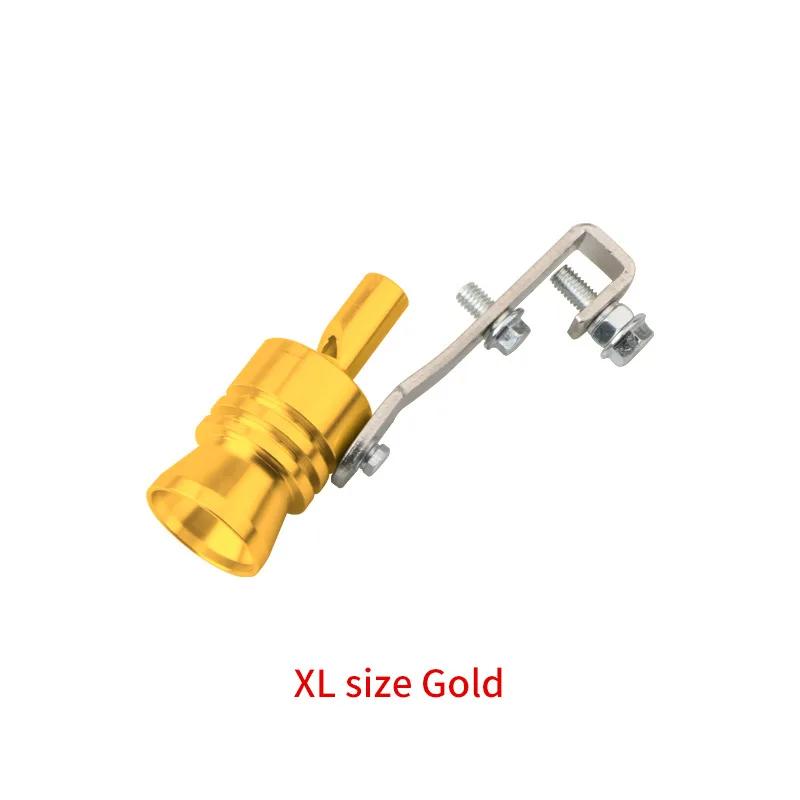 5 color universal turbo exhaust whistle modified exhaust sound simulator motorcycle exhaust pipe sound generator parts(S M L XL)