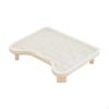 Step Cat Litter Mat Easy Cleaning Lightweight Sturdy Indoor Pedal Stool Elevated Catcher Double