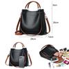 Welltude Shoulder Shoulder Crossbody Freestanding Women's Bag, Handbag, Bag, Bag, 3-Way, Zippered, (Brown)