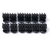 10 Pcs Women Crab Hair Claw Clip Girls Black Plastic Mini Hairpin Claws Hair Clip Clamp For Women