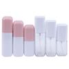 1Pcs 80/100/120Ml Empty Cosmetic Bottle Lotion/Spray Pump Plastic Square Clear White Bottle Cosmetic Container Travel Portable
