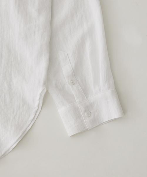LADY VOLUME Logo Play Oversized Fit Shirt_White