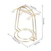 6 Tassen Ständer Metall Tassenhalter Metall Nordisch Zuhause Küche Tischplatte Kaffeetassenhalter Getränke Aufbewahrung Organizer Regal
