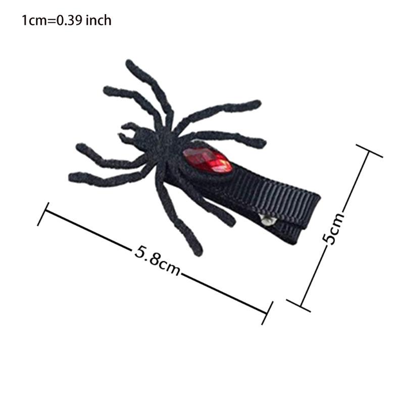 Women Cartoon Hair Clips Bat Spider Design Hairpin for Halloween Party Christmas for Creative Cosplay Hair Accessories