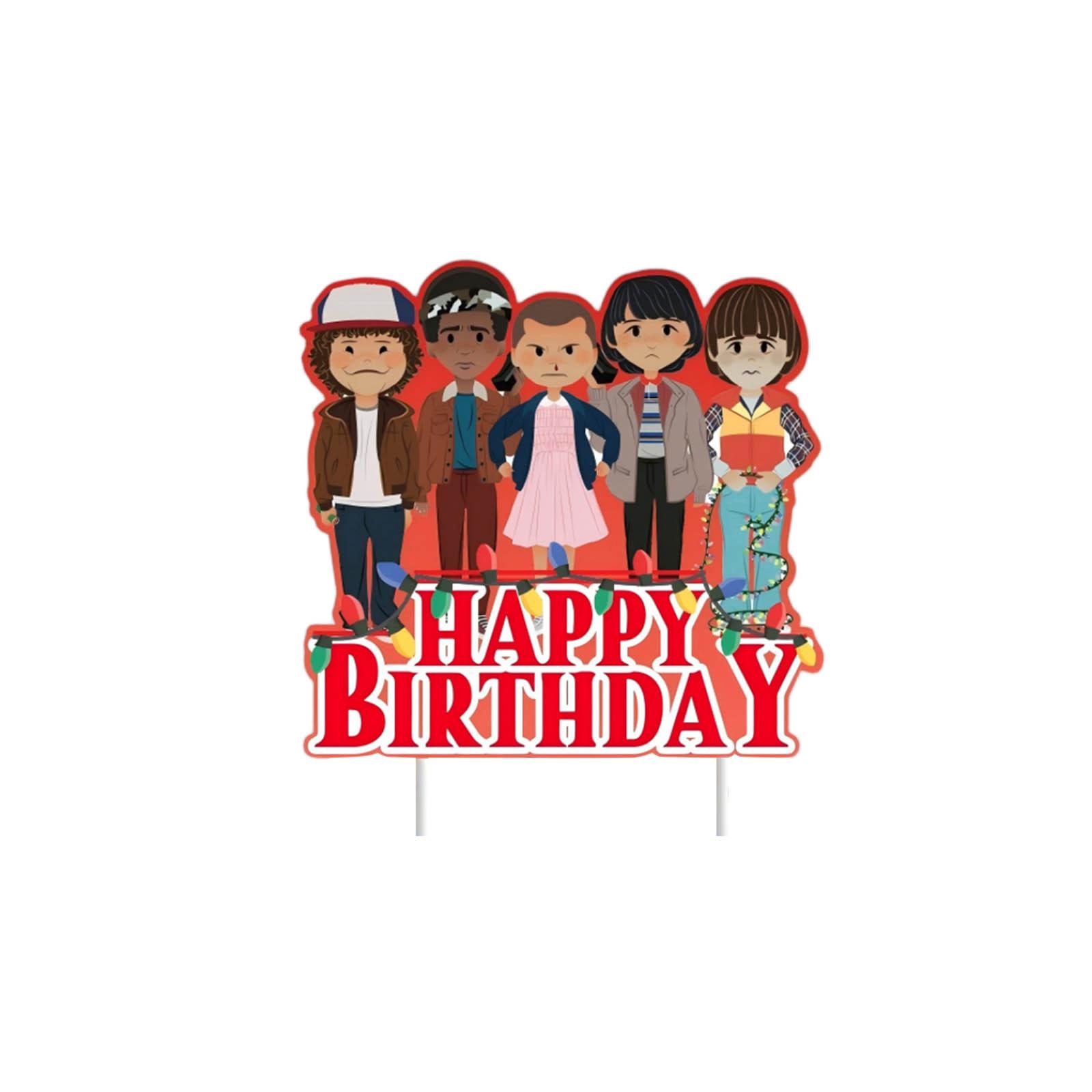 

Баннер для украшения тематической вечеринки по случаю дня рождения, флажки, флажок для торта, воздушные шары - Набор One Size