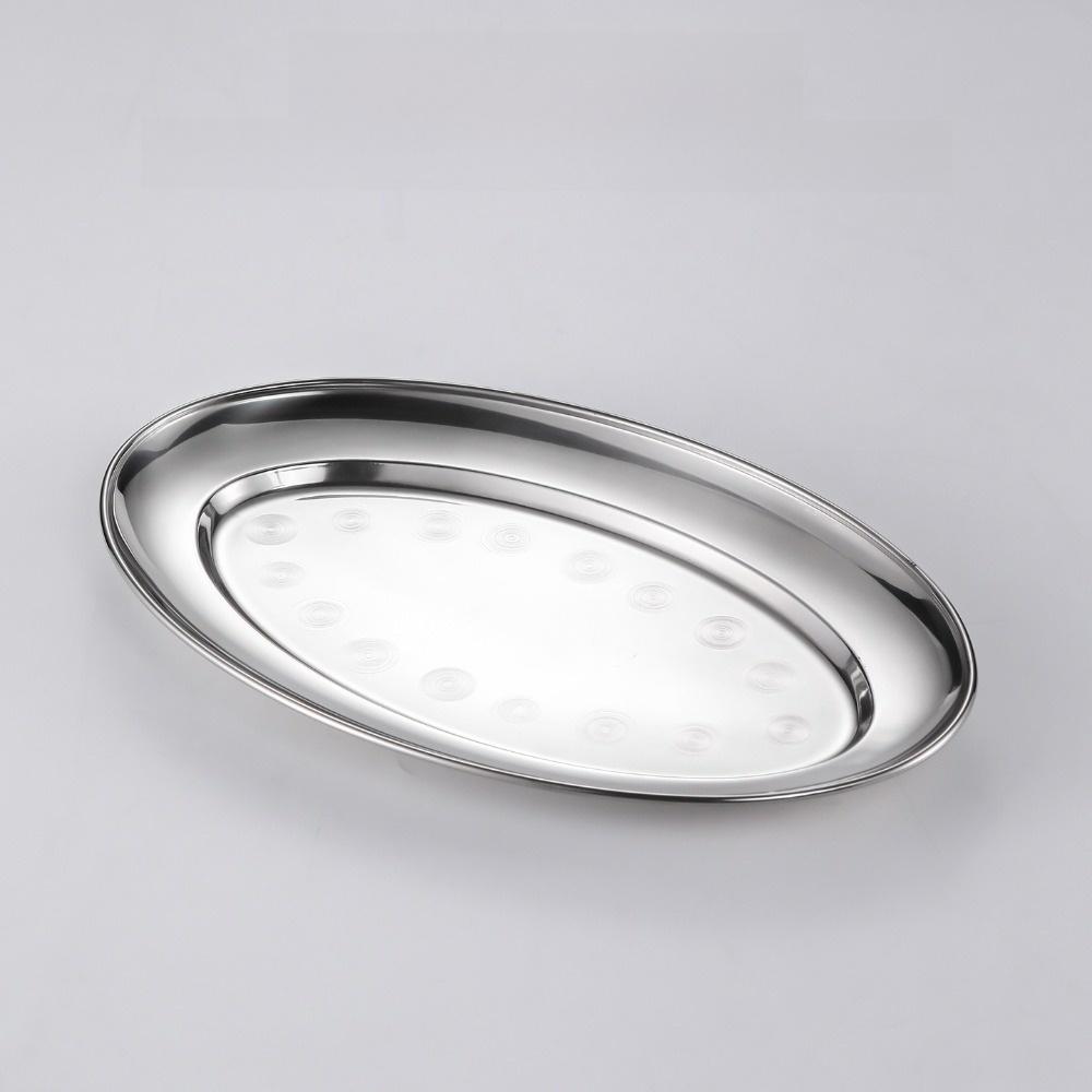 Shallow Design Dinner Plates Multi-Size Steak Dishes Practical Barbecue Trays Barbecue Use