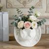 Einzigartige Cowboyhut-Vase Westernstil Blumenhalter Blumenarrangement Ornamente Heimdeko