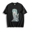 Hatsune Miku Peace Sign T-Shirt - Cheerful Anime Vibes Unisex Tee
