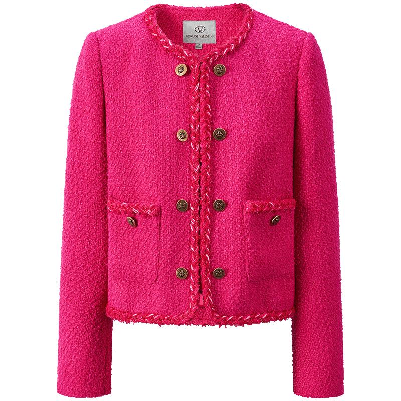 

Жіноча коротка куртка GIOVANNI VALENTINO з вовняної суміші, petite, Fragrance M