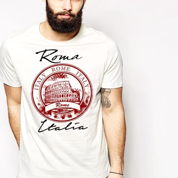 Италия, , итальянский, Пиза, римский, Рим, Рома, Италия, отпуск, Колизей Унисекс Футболка S