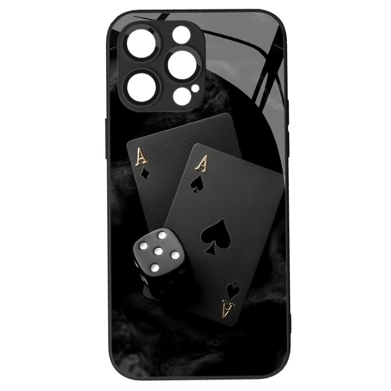 Tvrdené vzorované sklenené puzdro na telefón, vhodné pre iPhone 17, 16, 15, 14, 13, 12, 11pm pro plus a iné modely telefónov.