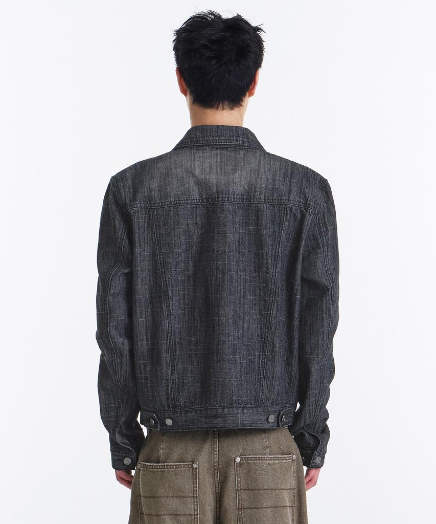 Kichul Aged Denim Jacket (Washed Black)