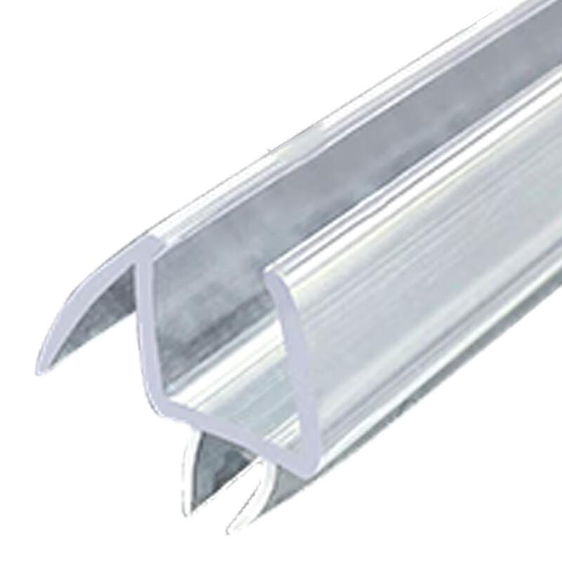 Thickened Double-Barrier Shower Door Bottom Seal Strip for Sliding Doors