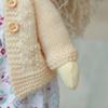 BlissfulPixie Waldorf Doll, Handmade Kiki, 30cm, Soft, Cute Plush Girl Doll, Perfect for Kids