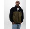 Толстовка Jigga Wear Sherpa Распашная Полупол Флис Медведь Мужская Оверсайз