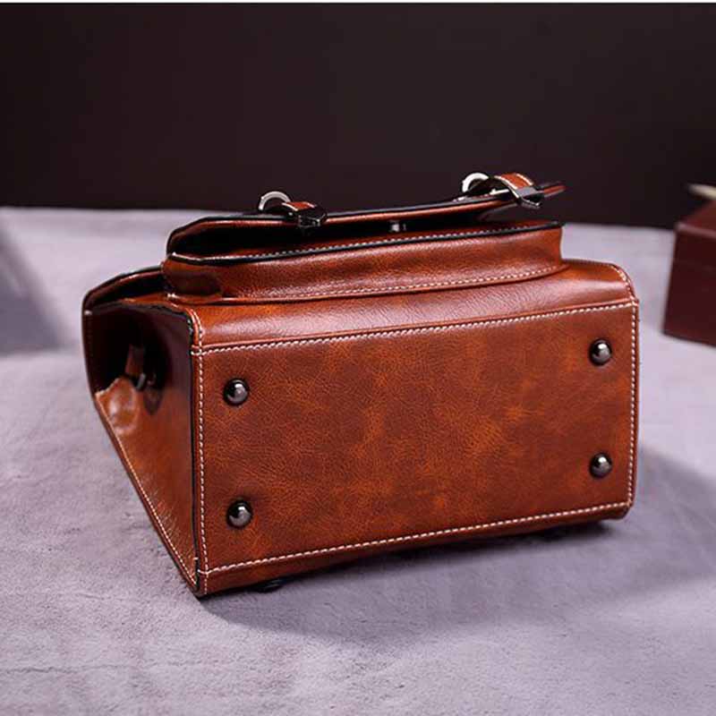 Kožená dámská taška Víceúčelový batoh Cambridge Bag Špičková taška Fashion Trend Messenger Bag