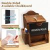 Office Suggestion Box With Covered Best External Holders Writing Face And Mounting Hardware Included