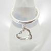 [Used] TIFFANY 925 Open Heart Ring / Size 7 / j9-3