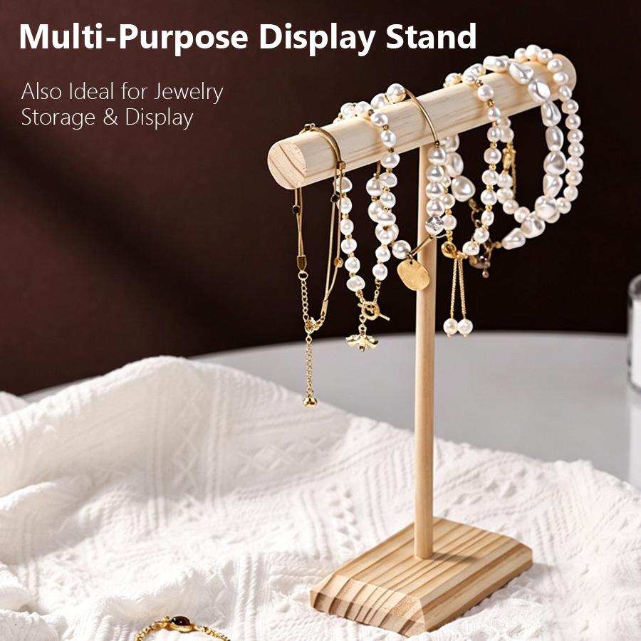 Nail Swatch Display Stand, Fan-shaped Nail Art Tips Color Chart Organizer & Jewelry Holder for Necklaces Bracelets