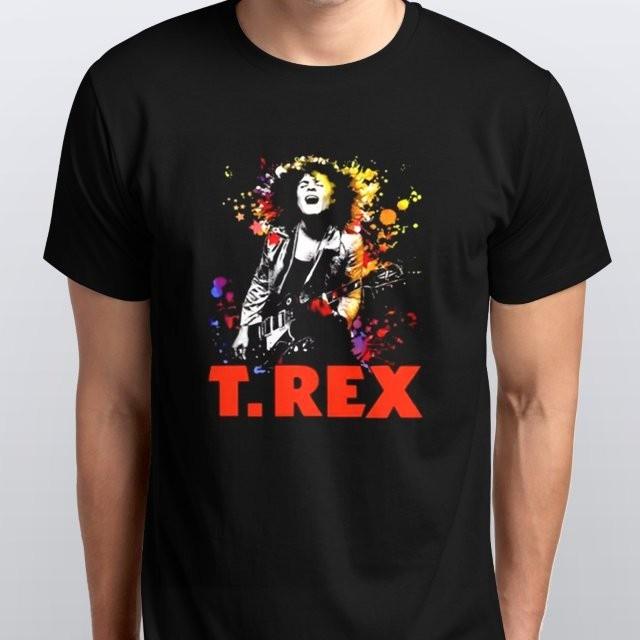 T.Rex Rock Marc Bolan Music T-SHIRT S M L XL XXL 3 4 XL Colours Black