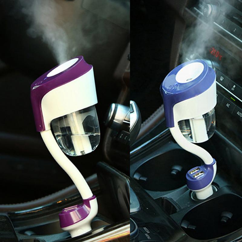 Car Mounted Humidifier USB Air Diffuser Multifunctional Cars Dehumidifiers With Auto Shut-Off For Cars Home Bedroom