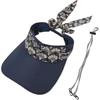 Sports sun hat women's sun hat sports empty sun hat sun visor headband sun hat anti-UV adjustable ru