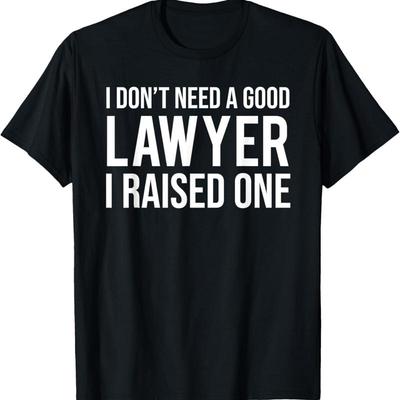 Lawyer Parents Father Mother T Shirt Law School Graduation