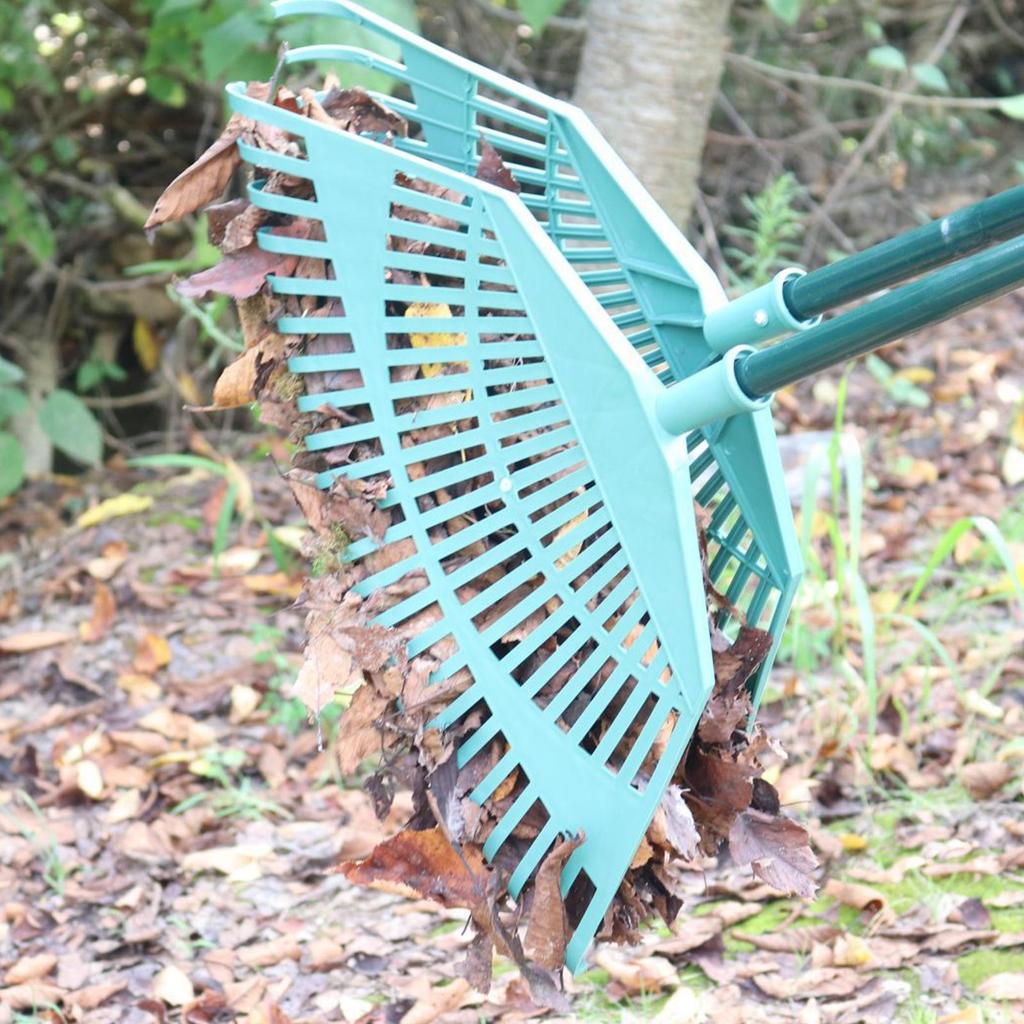 Carbon Steel Long Handled Leaf Grabber Leaf for Lawns,Garden Grass Practical Easy Use Clearing Manual Clearing Leaf Picking Tool