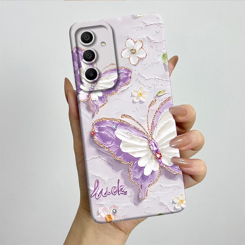 Sweet Soft Phone Case for Samsung Galaxy A15 A155 A156 4G 5G Fashion Cool Painted Cases Protection Back Cover Accessories Casing