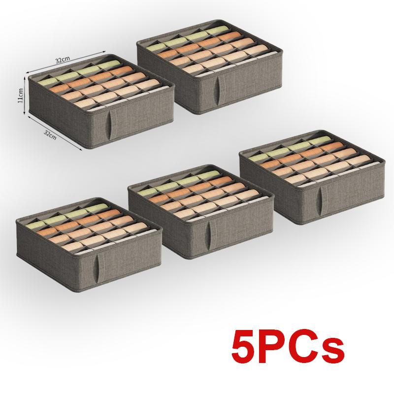 20/6/7/1 Fächer Kation PP Socken BH Hosen Schlichtheit Organizer für Schränke und Schubladen Heim Sortierboxen Aufbewahrungs-Organizer-Box