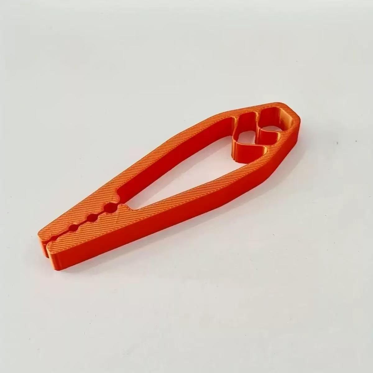 New Plastic Nail Holder Tool Portable Anti-smashing Finger Tool Auxiliary Pliers Durable Hammer Nail Holder Pliers one size оранжевый