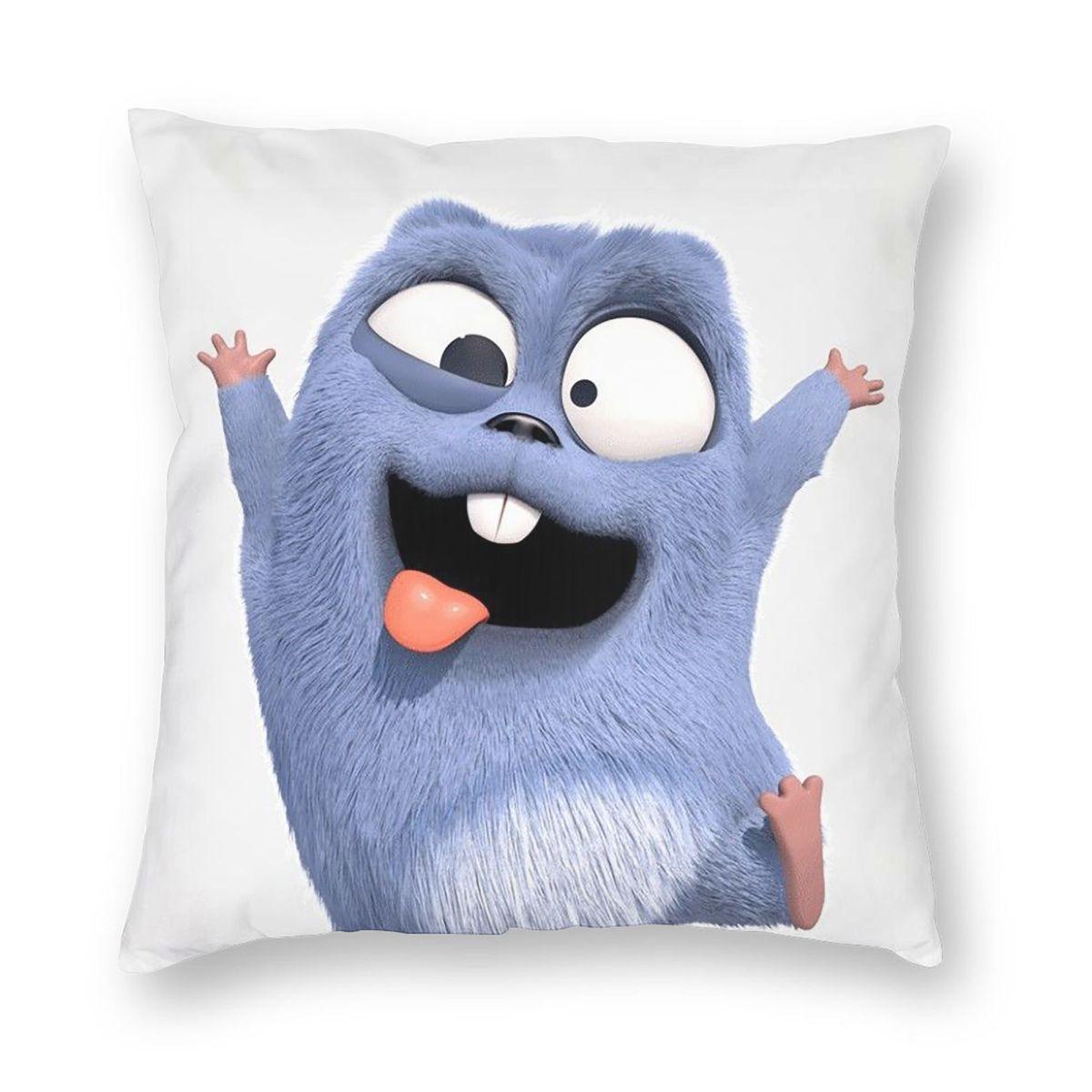 Exquisite Ornaments Unisex Animation Grizzy And The Lemmings Cartoon Anime Square Pillowcase Pillow Cover Cushion Throw Pillow For Home Sofa Living Room