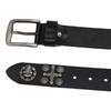 Heavy Metal Cowboy Punk Belt Genuine Leather Hip Hop Belts For Men Cross Rivet Jeans Belt Male Strap Ceinture Homme
