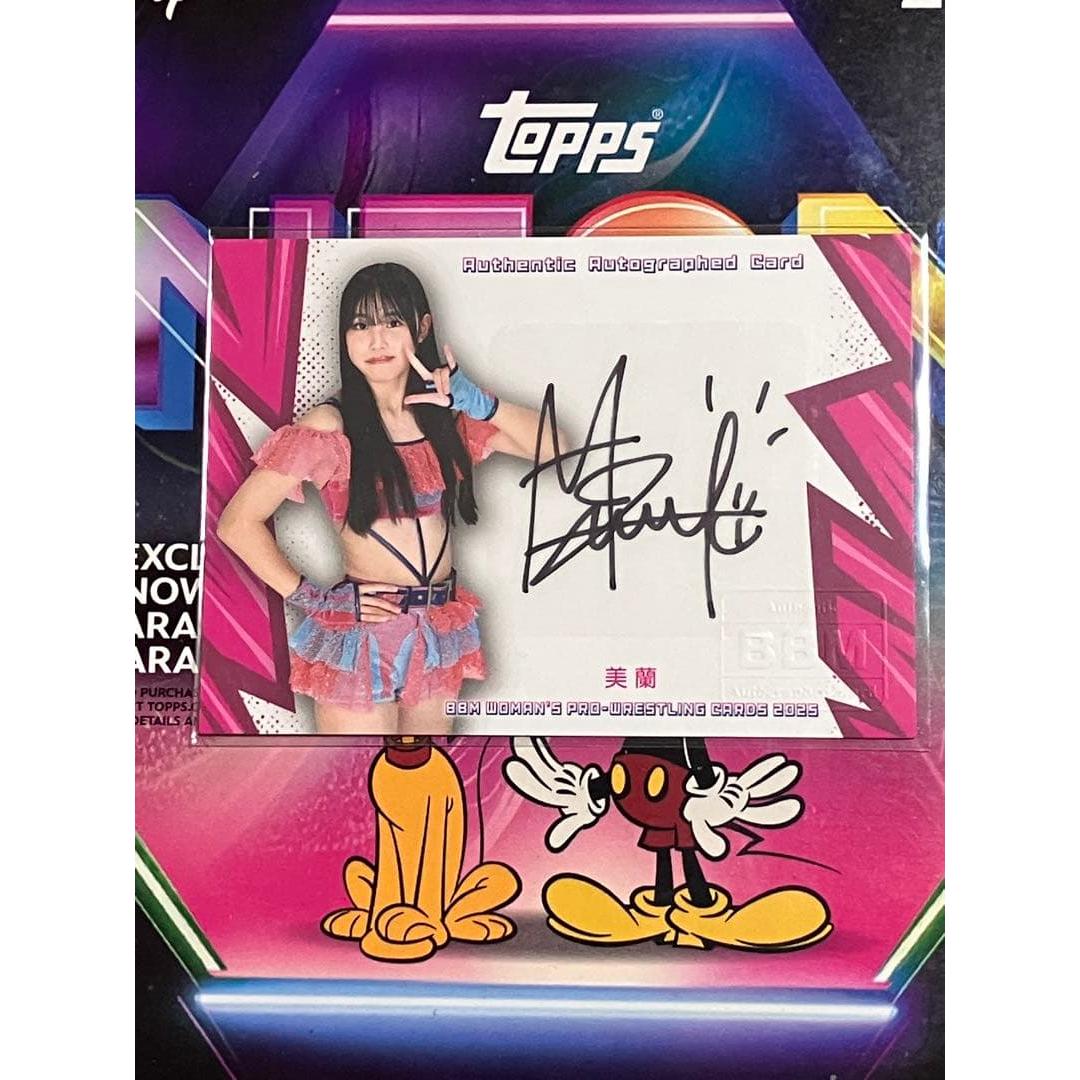 Miran Limited to 100 Autographed Cards BBM Women s Pro Wrestling 2025