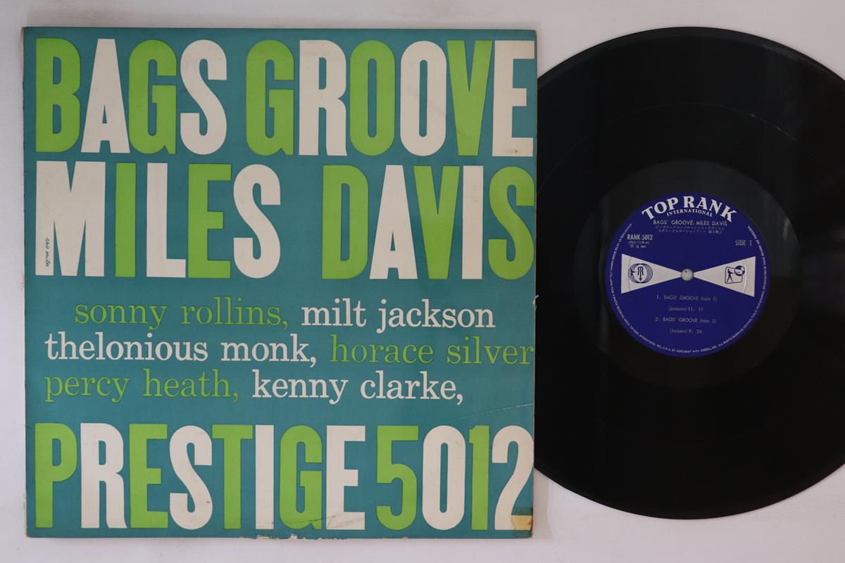 

LP Record MILES DAVIS - Bags Groove RANK5012 TOP RANK 1959 Japan Jazz Used