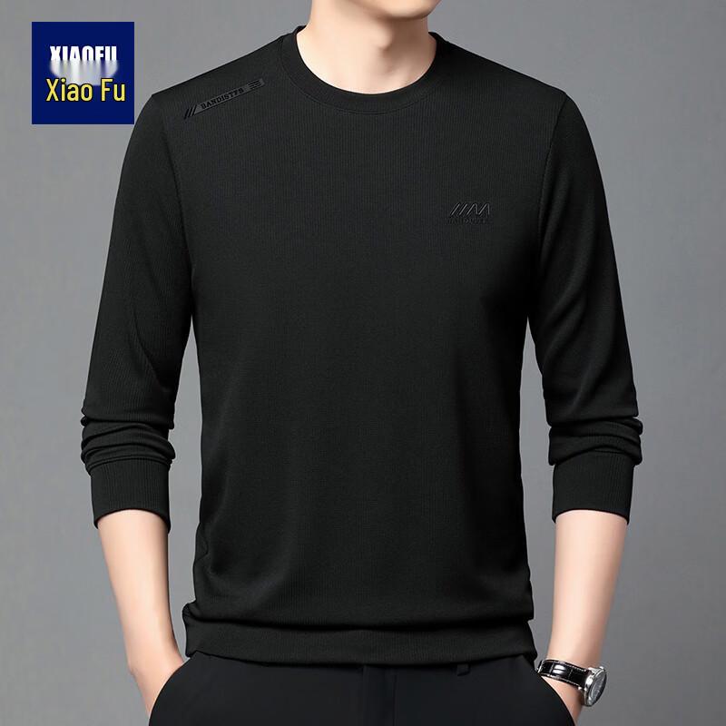 

Men s Spring Round Neck Long-Sleeved Top L