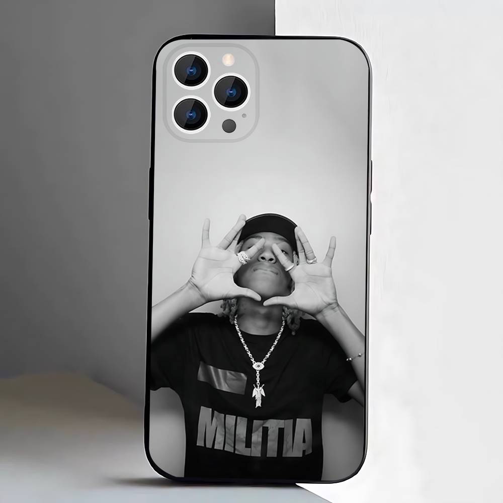 Rapper Rich A-Amiri Phone Case For iPhone 17,16,15,14,13,12,11,Pro,XS,Max,XR,Plus,E,SE4,Mini Black Soft Cover