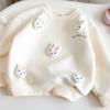 Ropa Infantil Estilo Coreano Sudadera para Niña Invierno Nueva Moda Niños Dibujos Animados Sudadera de Conejo 3D Primavera Otoño Top Informal Uso Diario