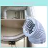 Extendable Aluminum Foil Ventilation Hose For Range Hood Exhaust Kitchen Tool