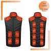 Seventeen-Zone USB Electric Heating Vest for Winter Warmth